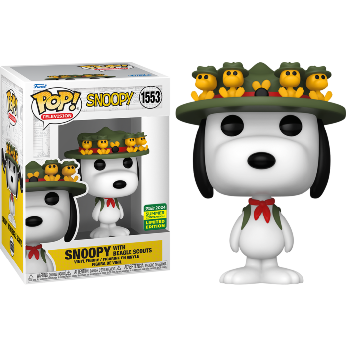Funko Pop! Peanuts - Snoopy with Beagle Scouts #1553 (2024 Summer Convention Exclusive)