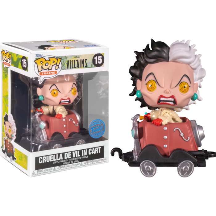 Funko Pop! Disney Villains - Cruella De Vil in Train Cart #15
