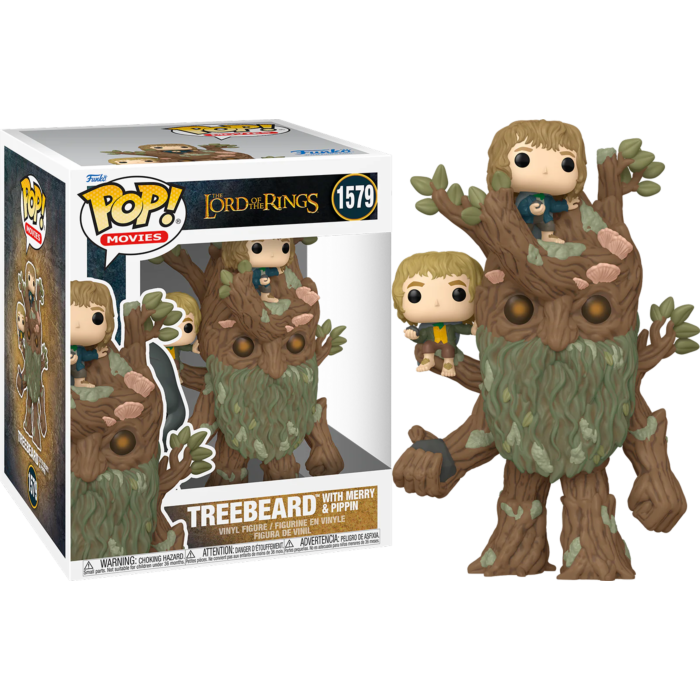 Funko Pop! The Lord of the Rings - Treebeard with Merry & Pippin 6" Super Sized #1579