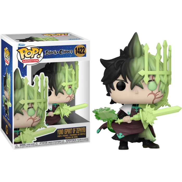 Funko Pop! Black Clover - Yuno (Spirit of Zephyr) #1422