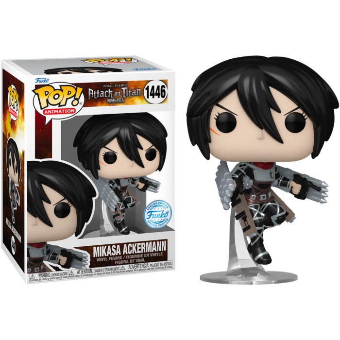 Funko Pop! Attack on Titan - Mikasa Ackermann Metallic #1446