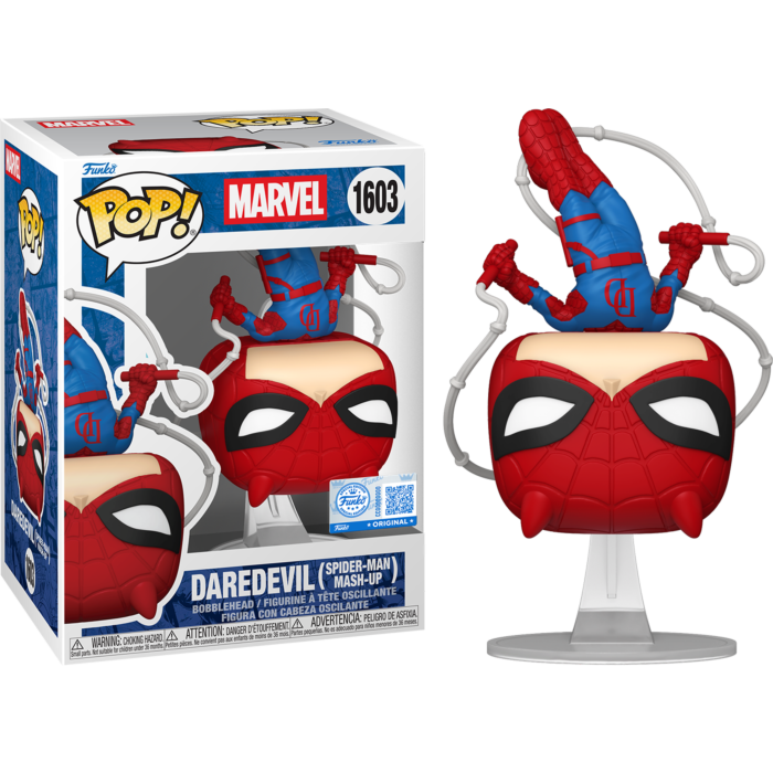 Funko Pop! Marvel - Daredevil (Spider-Man Mash-Up) #1603 - Real Pop Mania