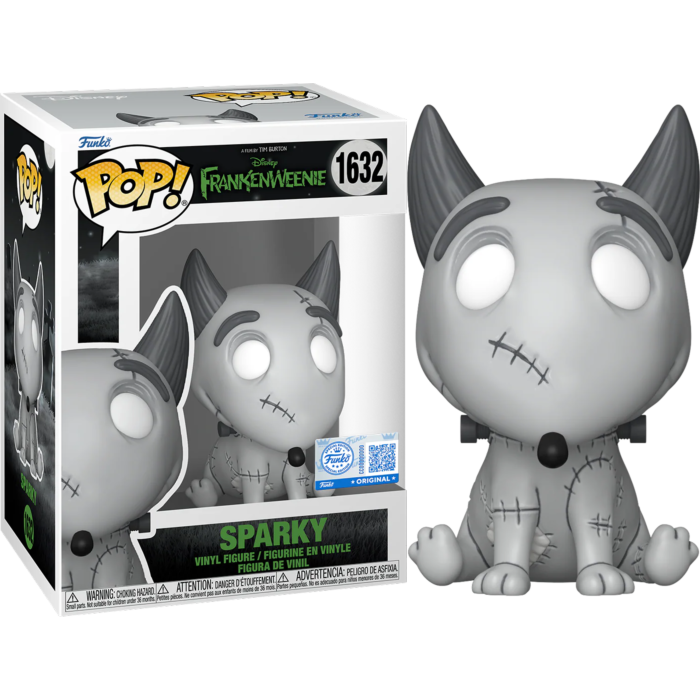 Funko Pop! Frankenweenie - Sparky #1632 (+ Box of 3 Mystery Exclusive)