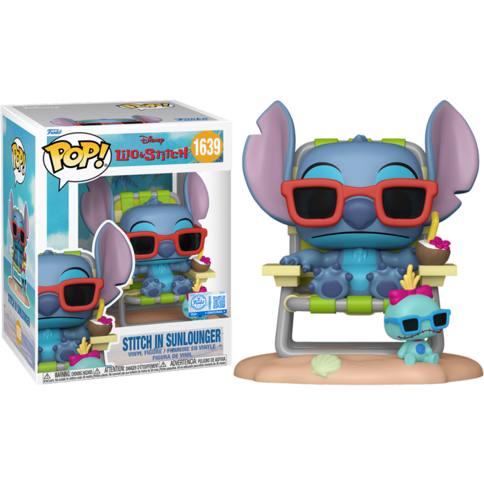 【新品】プレミアム！！スティッチin Sunlounger Funko Pop! Premium - Lilo & Stitch - Stitch in Sunlounger #1639