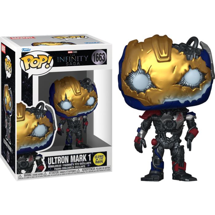 Funko Pop! Avengers - Ultron Mark 1 Glow in the Dark Infinity Saga #1663 - Real Pop Mania