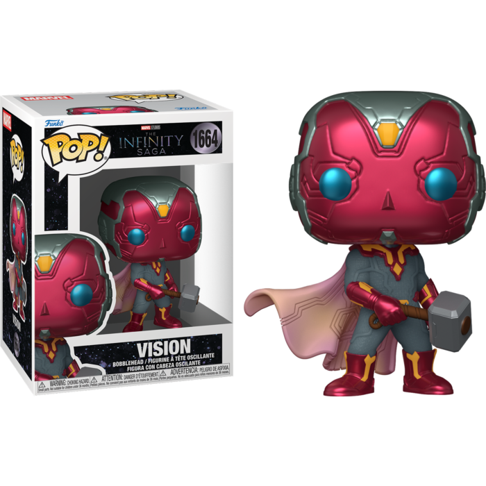 Funko Pop! Avengers - Vision with Mjolnir Infinity Saga #1664 - Real Pop Mania