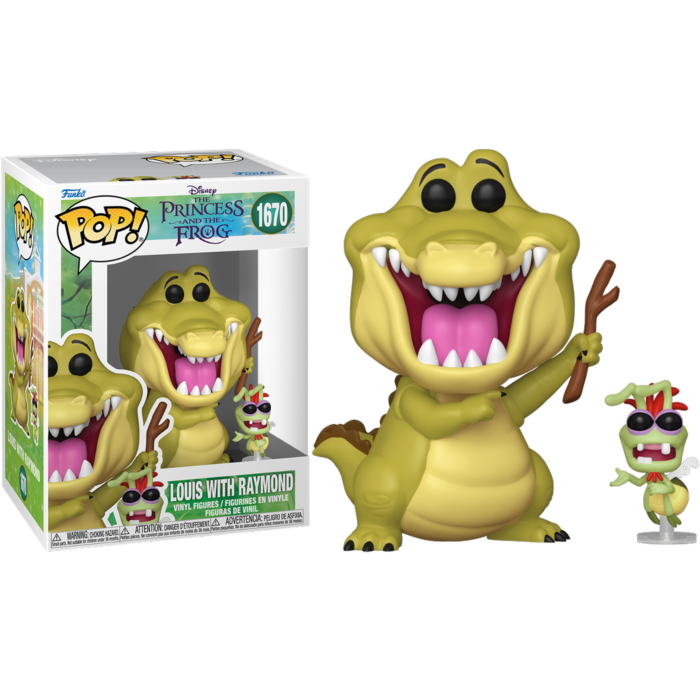 Funko Pop! The Princess and The Frog - Louis with Raymond #1670 - Chase Chance