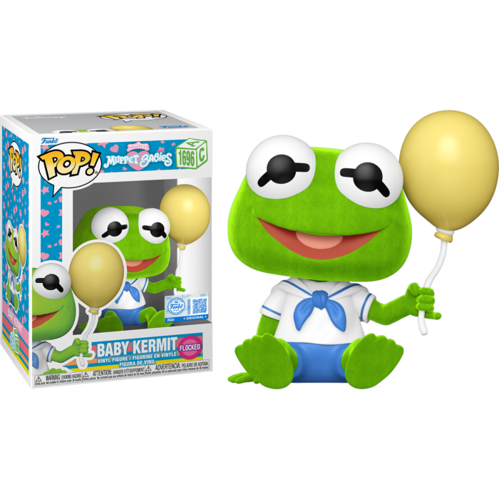Funko Pop! Muppet Babies - Baby Kermit Flocked #1696