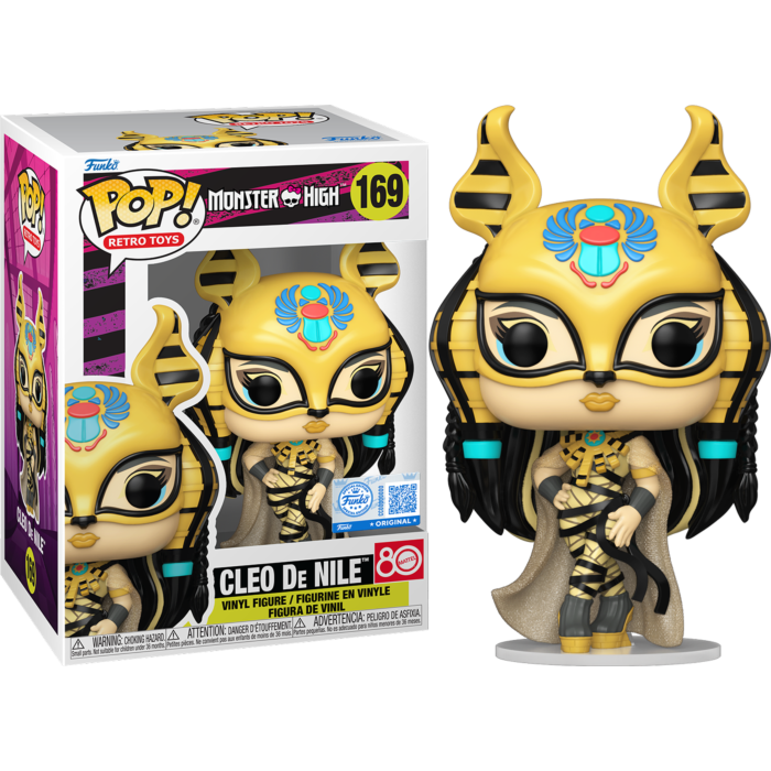 Funko Pop! Monster High - Cleo De Nile (Haunt Couture) #169 (+ Box of 3 Mystery Exclusive)