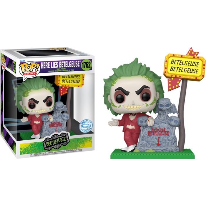 Funko Pop! Deluxe - Beetlejuice (1988) - Here Lies Funko Pop! Deluxe - Beetlejuice (1988) - Here Lies