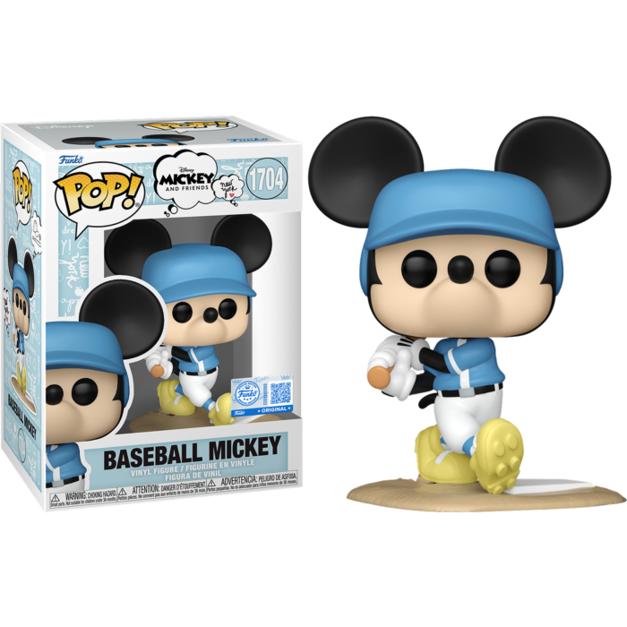 Funko Pop! Mickey & Friends - Baseball Mickey #1704 - Real Pop Mania