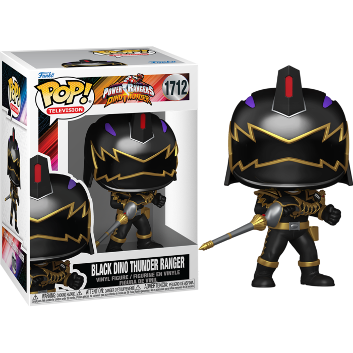 Funko Pop! Power Rangers: Dino Thunder - Black Dino Thunder Ranger #1712