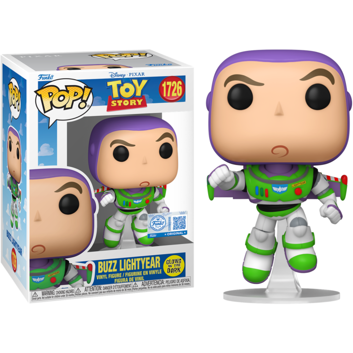 Funko Pop! Toy Story - Buzz Lightyear Glow in the Dark #1726 - Real Pop Mania