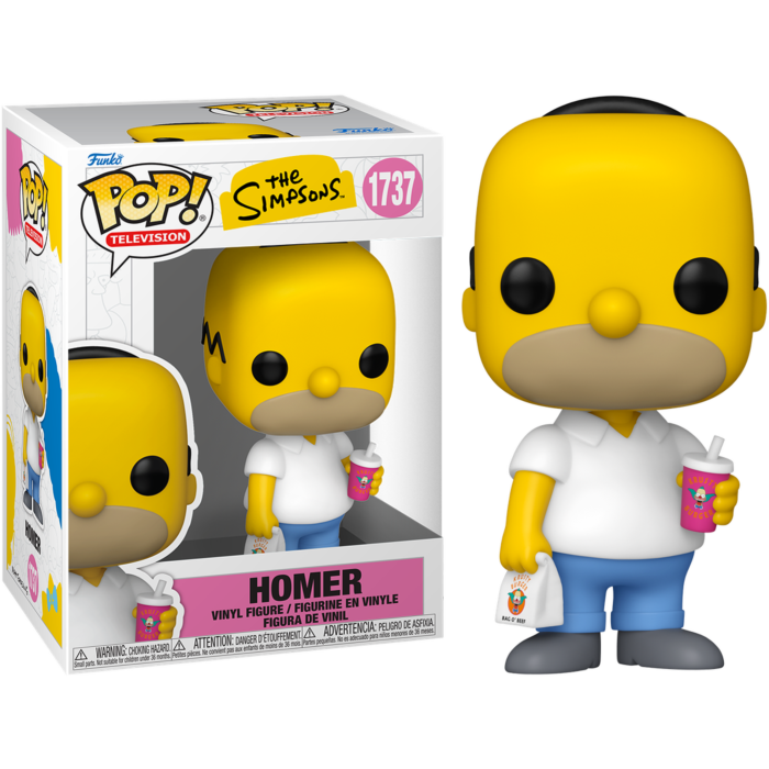 Funko Pop! The Simpsons - Homer (Krusty Burger) #1737