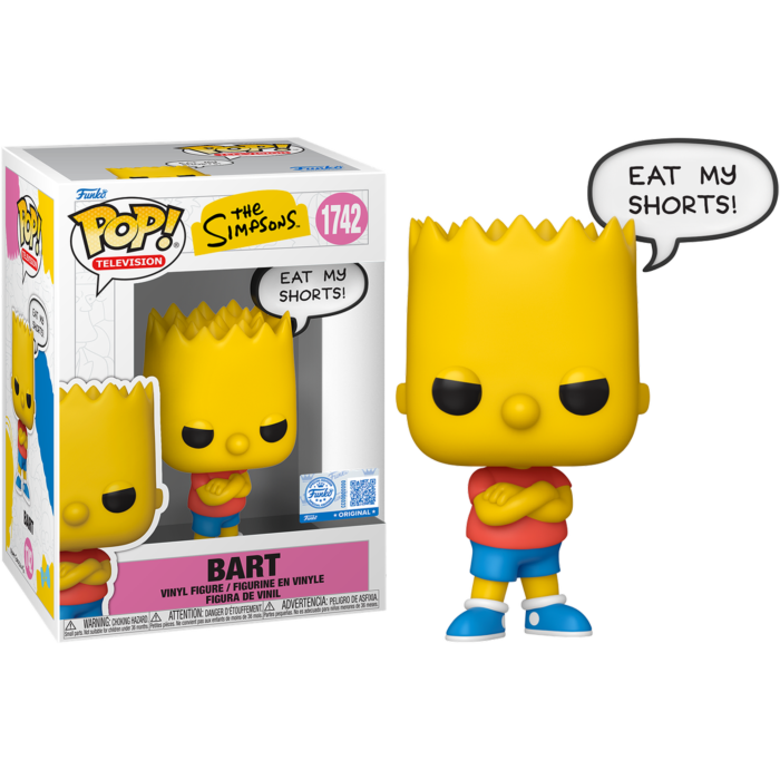 Funko Pop! The Simpsons - Bart (Eat My Shorts) #1742