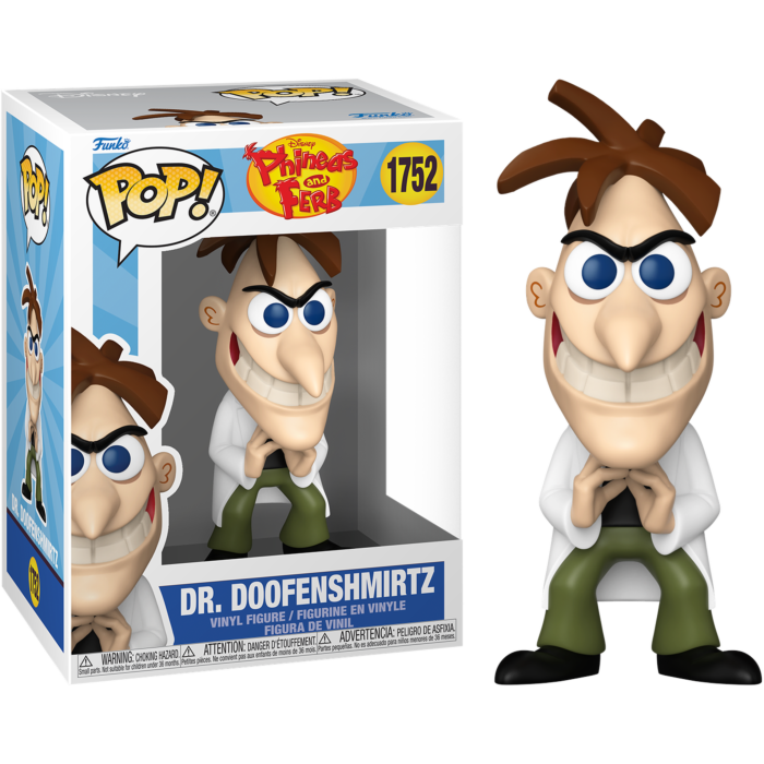 Funko Pop! Phineas and Ferb - Dr. Doofenshmirtz #1752 - Real Pop Mania