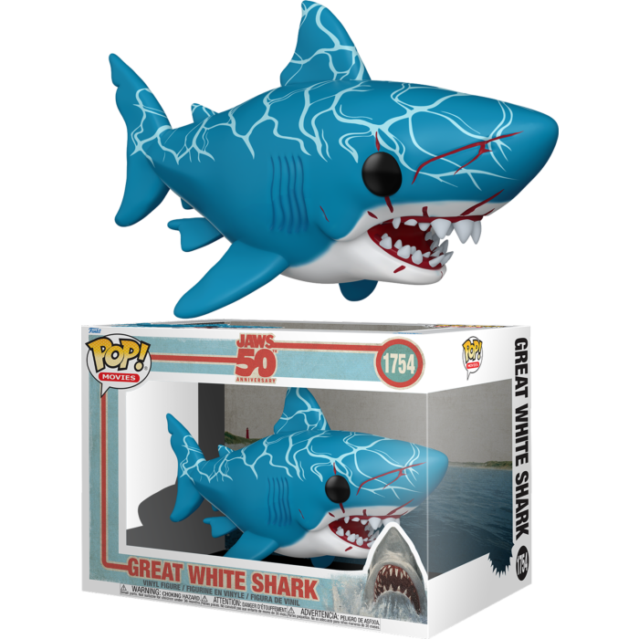 FUNKO POP! ジョーズ グレートホワイトシャーク 50周年版 Funko Pop! Jaws - Great White Shark 50th Anniversary 6