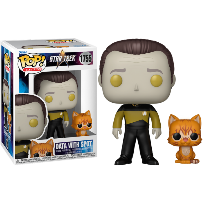 Funko Pop! Star Trek: The Next Generation - Data with Spot #1755