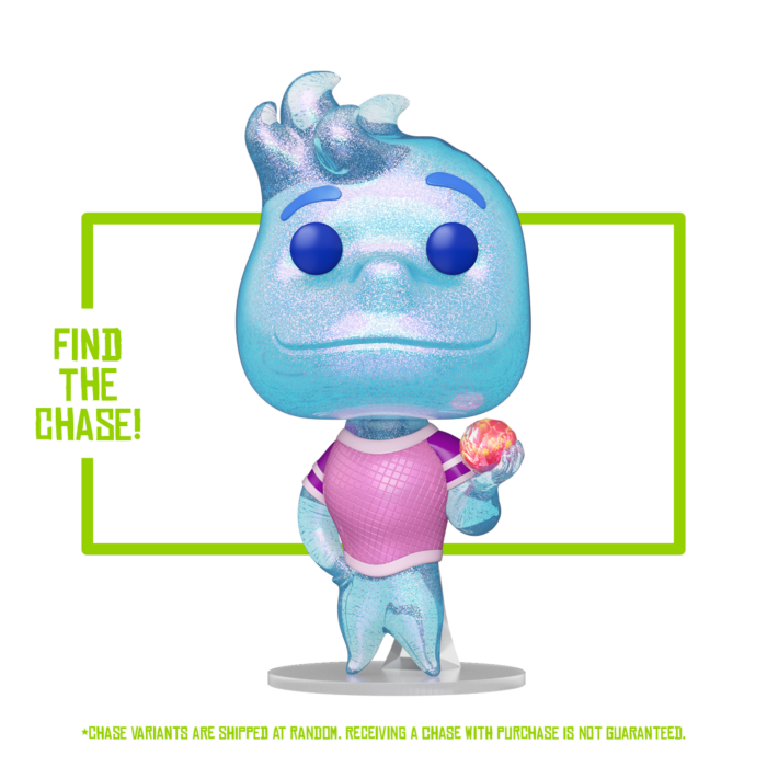 Funko Pop! Elemental - Wade Ripple #1758 - Chase Chance (+ Box of 3 Mystery Exclusive) - Real Pop Mania