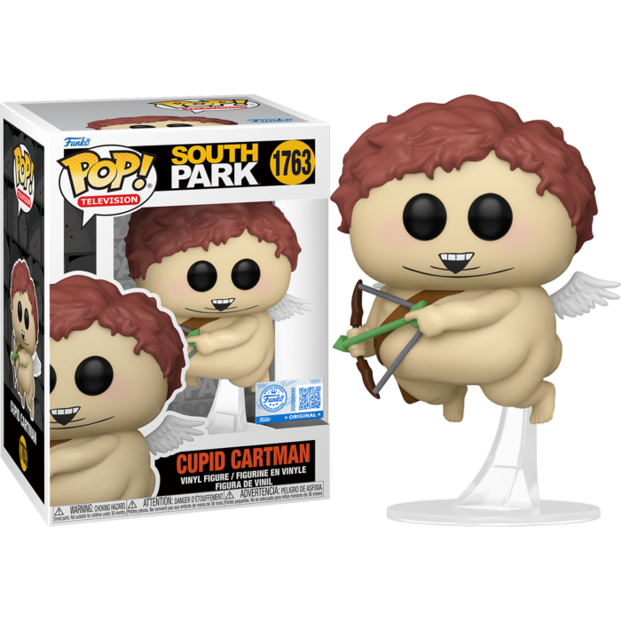 Funko Pop! South Park - Cupid Cartman #1763 (+ Box of 3 Mystery Exclusive) - Real Pop Mania