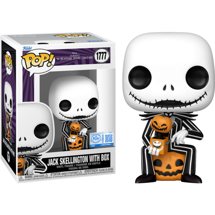 Funko Pop! The Nightmare Before Christmas - Jack Skellington with Box #1777