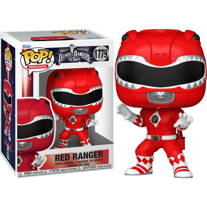 Funko Pop! Mighty Morphin Power Rangers: The Movie (1995) - Red Ranger #1779