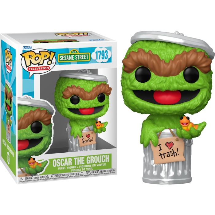 Funko Pop! Sesame Street - Oscar the Grouch with Slimey #1793