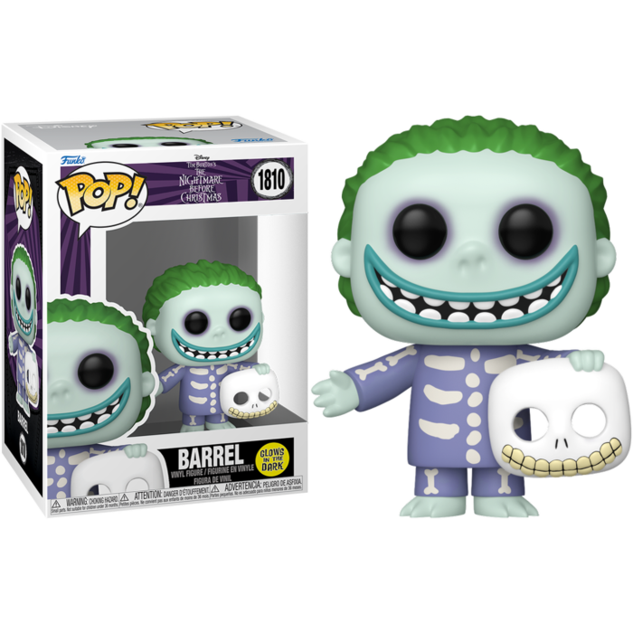 Funko Pop! The Nightmare Before Christmas - Barrel Glow in the Dark #1810