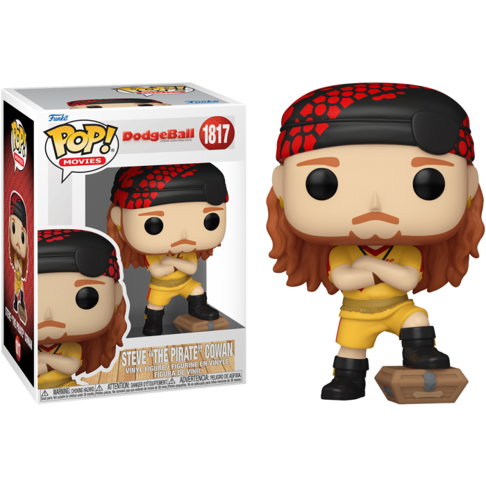 Funko Pop! Dodgeball (2004) - Steve The Pirate Cowan #1817
