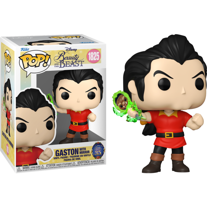 Funko Pop! Beauty and the Beast (1991) - Gaston with Mirror #1825