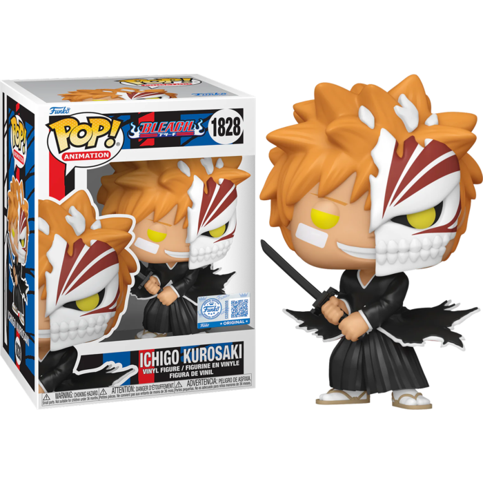 Funko Pop! Bleach - Ichigo Kurosaki (Half Mask) #1828