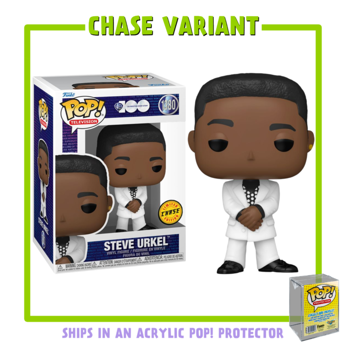 Funko Pop! Family Matters - Steve Urkel with Acrylic Pop! Protector #1830 (Chase Variant)