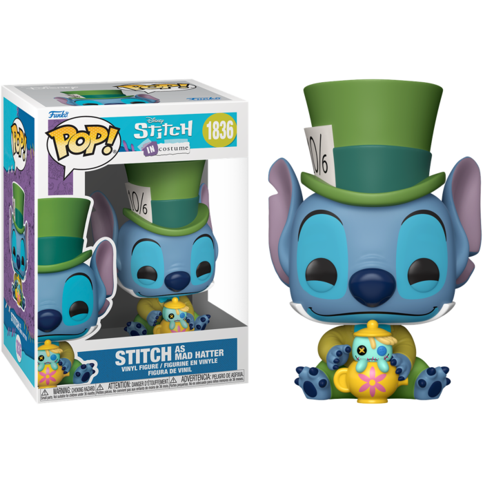 Funko Pop! Disney: Stitch in Costume - Angel as Alice & Ursula, and Stitch as Hades, Mad Hatter & Scar - Bundle (Set of 5) - Real Pop Mania