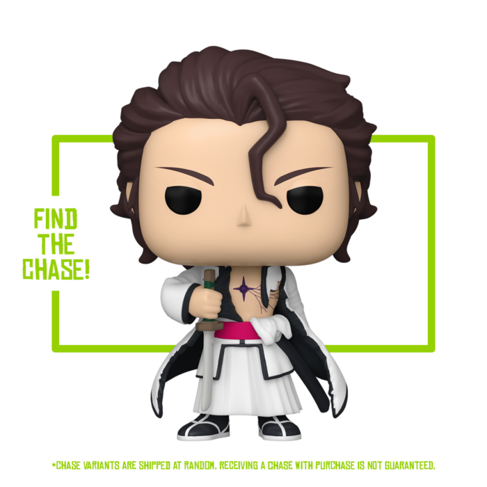 Funko Pop! Bleach - Sosuke Aizen (No Glasses) in Acrylic Pop! Protector #1840 - Chase Chance (Exclusive) - Real Pop Mania