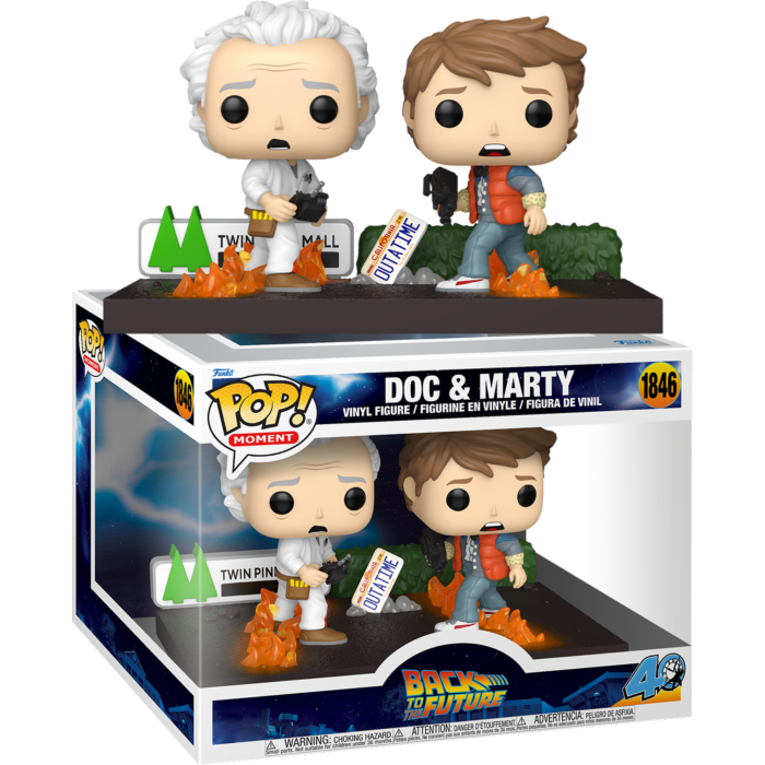 Funko Pop! Moment - Back to the Future - Doc & Marty #1846