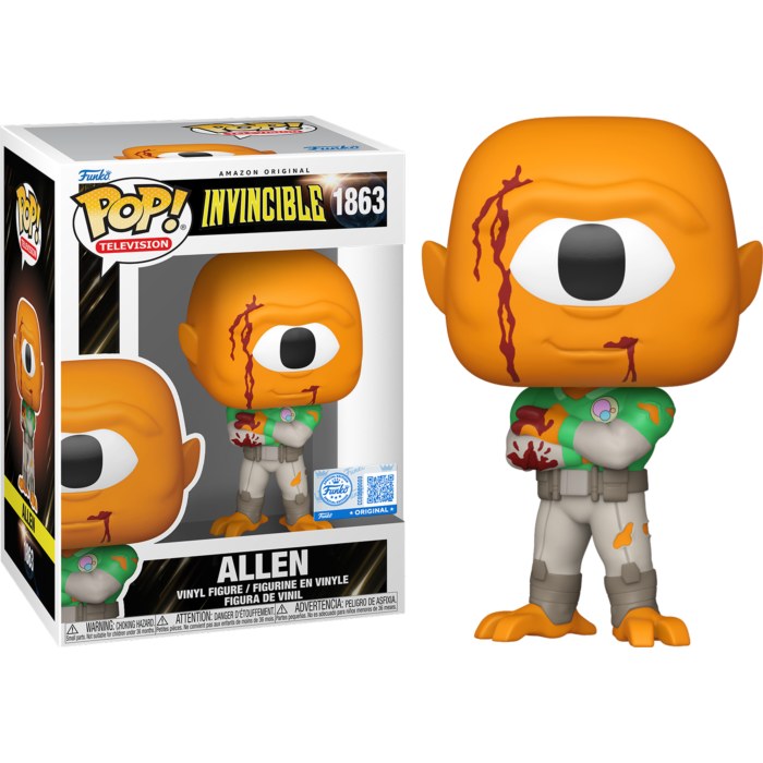 Funko Pop! Invincible - Allen #1863 (+ Box of 3 Mystery Exclusive) - Real Pop Mania