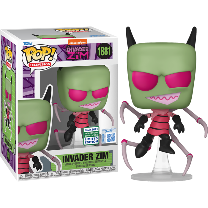 Funko Pop! Invader Zim - Invader Zim with Spider Legs (2025 Wondrous Convention Exclusive) #1881