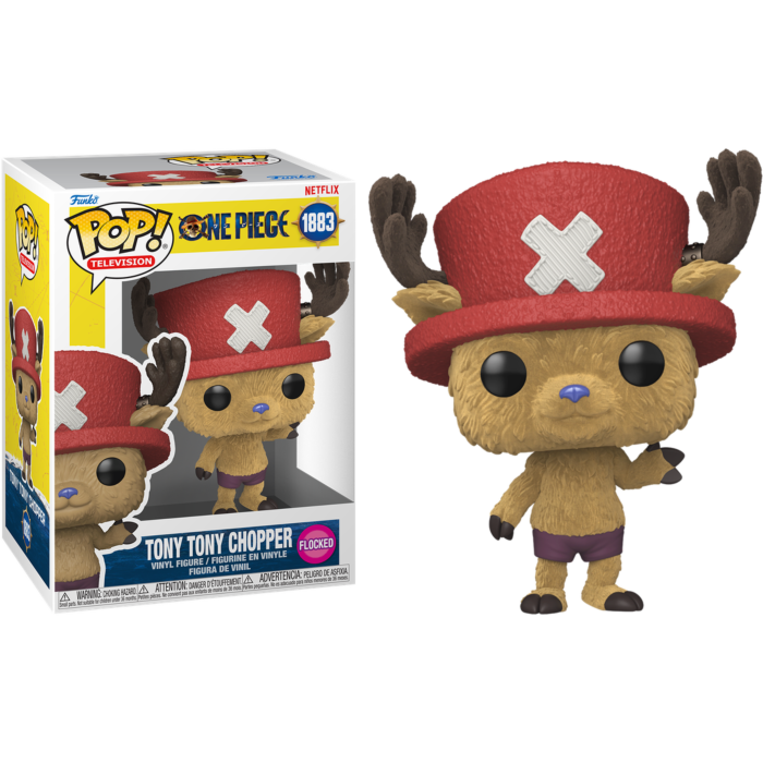 Funko Pop! One Piece (2023) - Tony Tony Chopper Flocked #1883 - Real Pop Mania