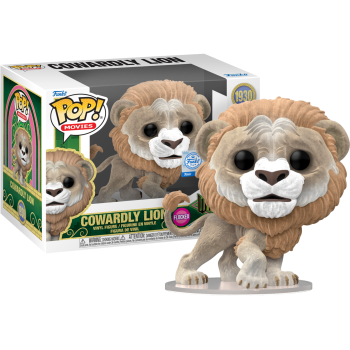 Funko Pop! Wicked: For Good (2025) - Cowardly Lion Flocked #1930