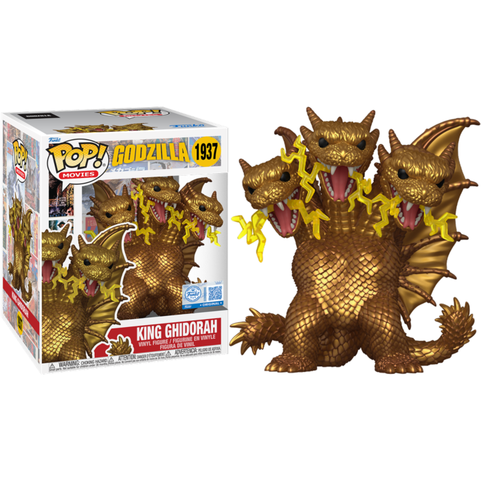 Funko Pop! Godzilla - King Ghidorah 6" Super Sized #1937