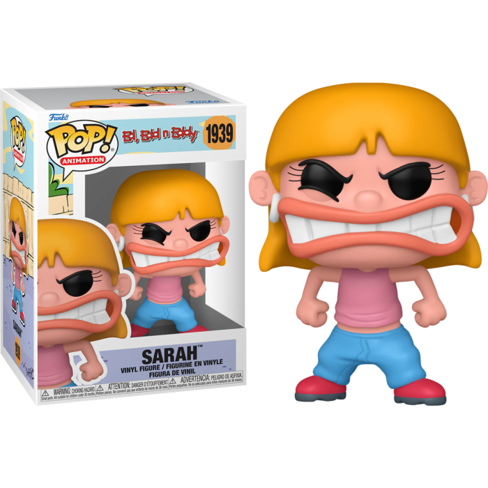 Funko Pop! Ed, Edd n Eddy - Sarah #1939 (+ Box of 3 Mystery Exclusive)