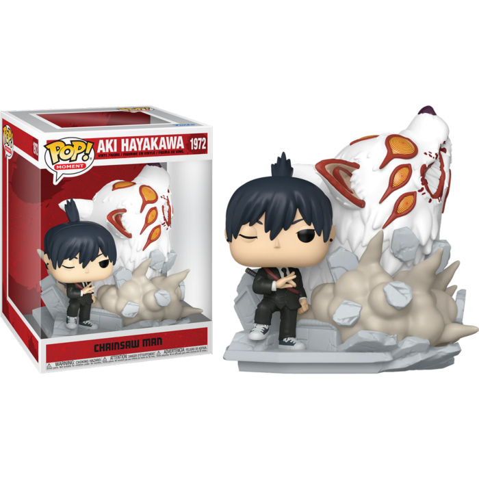 Funko Pop! Moment - Chainsaw Man - Aki Hayakawa with Fox Devil #1972