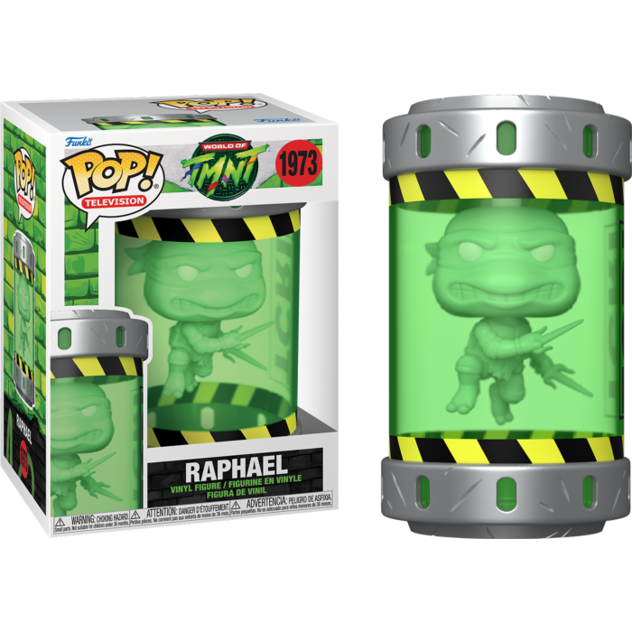 Funko Pop! Teenage Mutant Ninja Turtles - Raphael (Ooze Canister) #1973 - Real Pop Mania