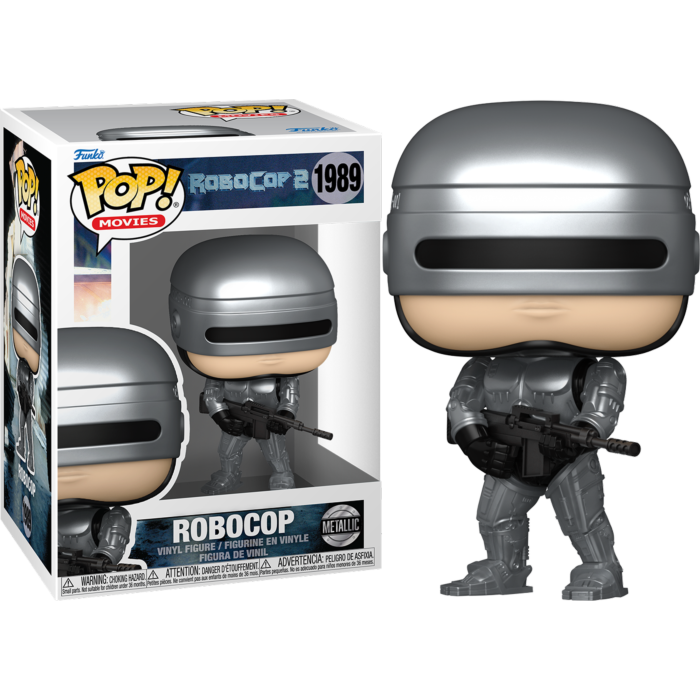 Funko Pop! RoboCop 2 - Robocop Metallic #1989 - Chase Chance