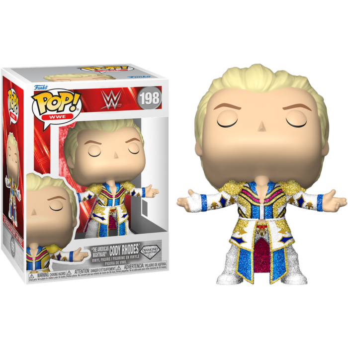 Funko Pop! WWE - The American Nightmare Cody Rhodes Diamond Glitter #198