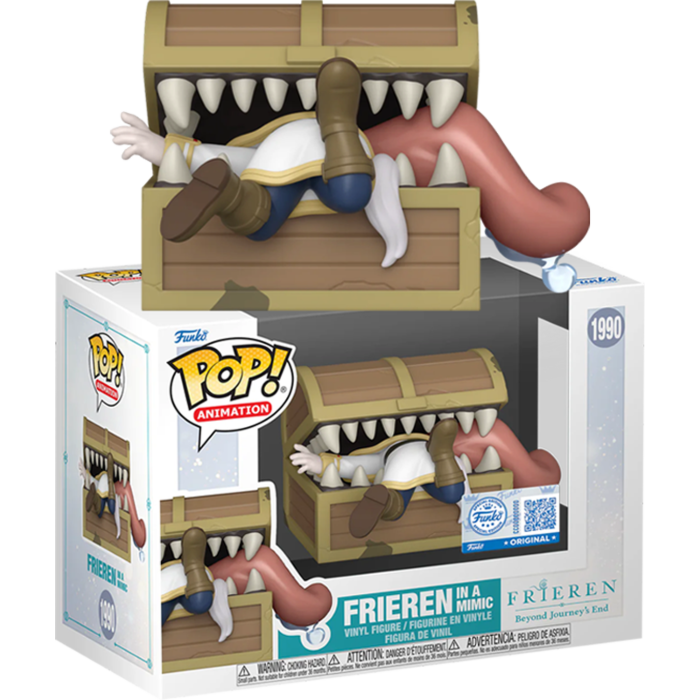 Funko Pop! Frieren: Beyond Journey's End - Frieren in a Mimic #1990 (+ Box of 3 Mystery Exclusive)