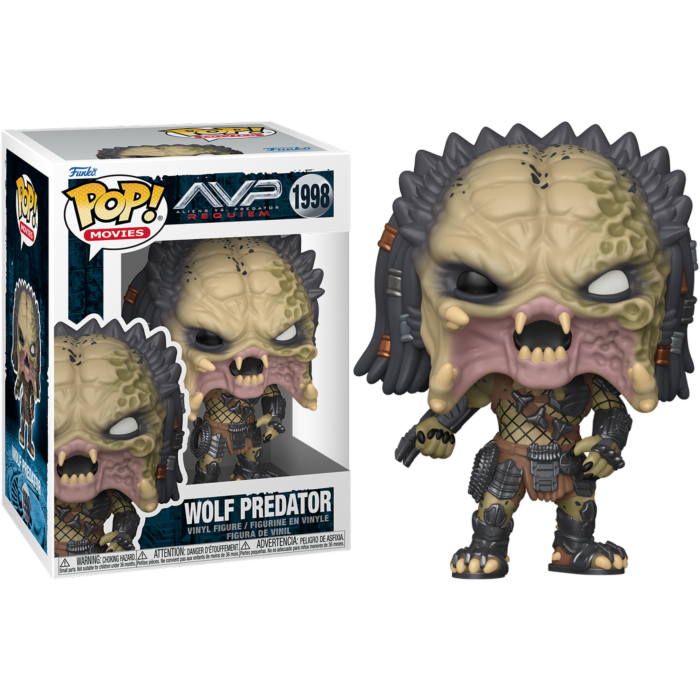 Funko Pop! Alien vs. Predator: Requiem - Wolf Predator #1998 - Chase C