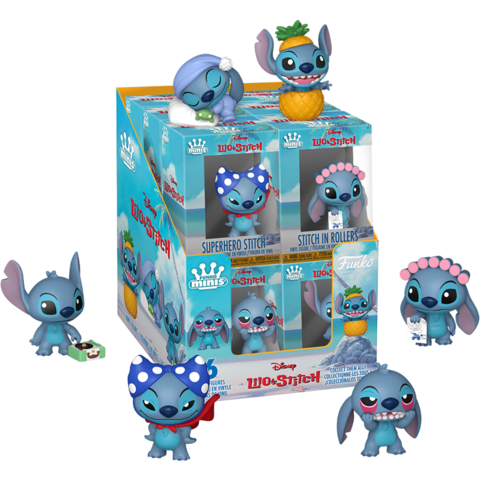 Funko Minis - Lilo & Stitch - Stitch 3" Vinyl Figure (Display of 12) - Real Pop Mania