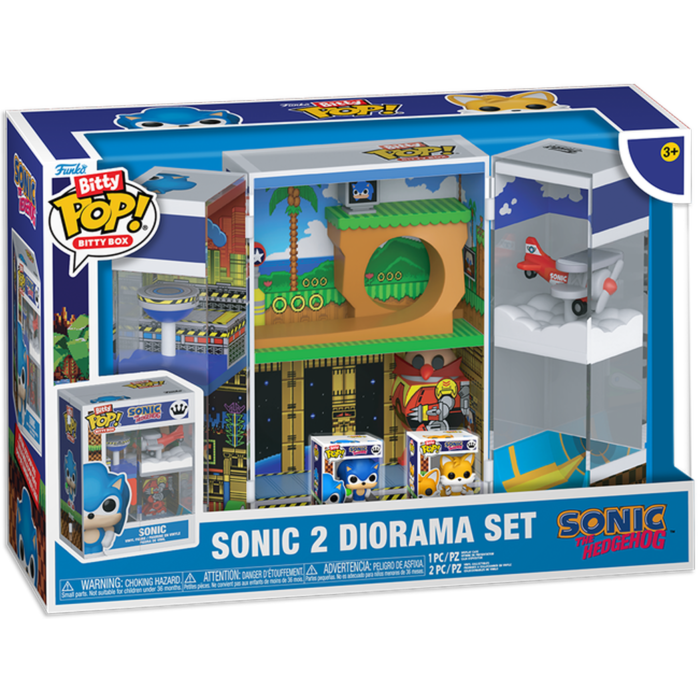 Funko Bitty Pop! Box Playset - Sonic the Hedgehog - Sonic 2 Diorama - Real Pop Mania