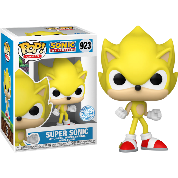 Funko Pop! Sonic the Hedgehog - Super Sonic (Super State) #923 - Chase Chance